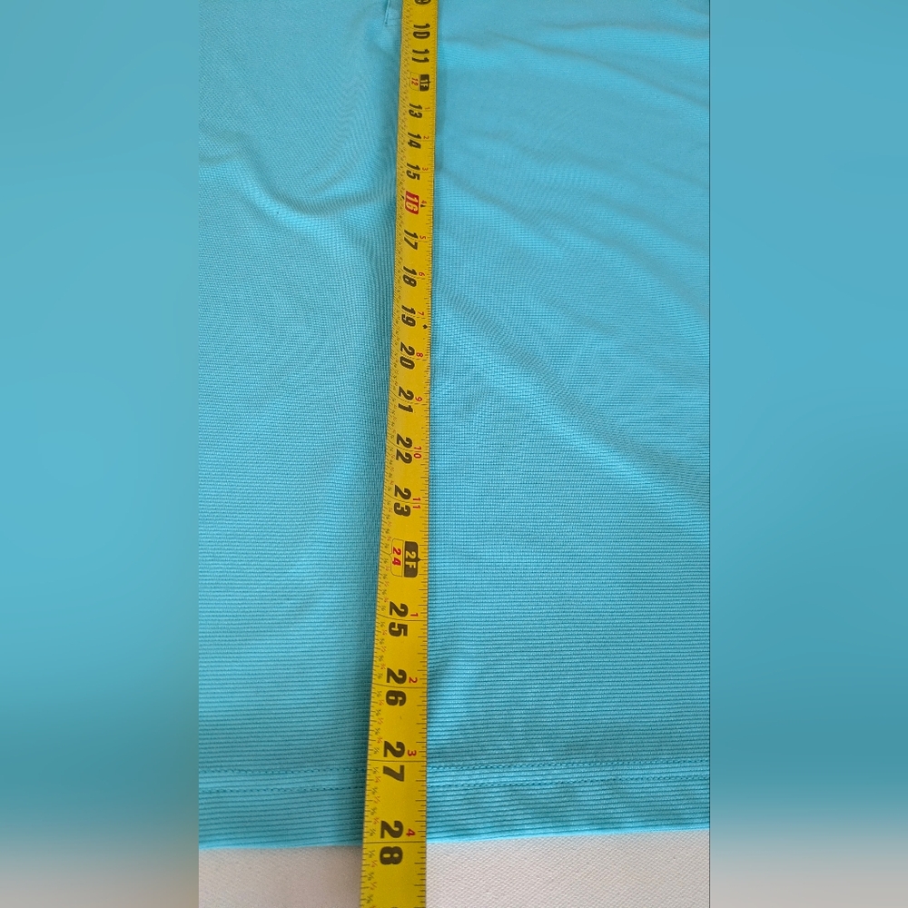 GRAND SLAM Men's GOLF POLO TEE KNIT SHIRT EASY CARE Performance Sz L Turquoise - Picture 7 of 11